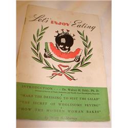 "Let's Enjoy Eating" recipe book 1932