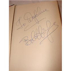 Autographed Bob Hope Book