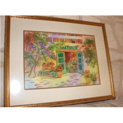 Original water color, expertly framed