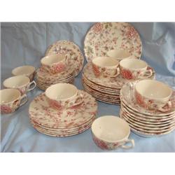 Set of Johnson Bros. Rose Chintz china