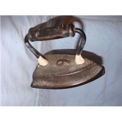 Old iron-stamped "6"