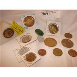 Tokens, Bellville Bank, Austin Bakery etc