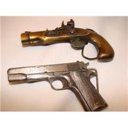 2 Bergamont Brass belt buckles