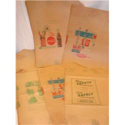 6 Advertising bookcovers, never used!