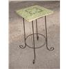 Image 1 : Green metal outdoor table