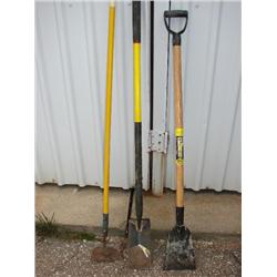 Yard tools-Hoe, Shovel, scraper