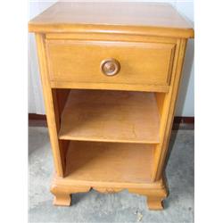 Rock maple end table