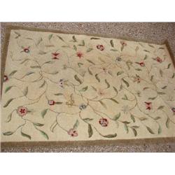 Area rug-great red accent colour.