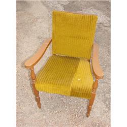 Small child's chair w/padded seat & back
