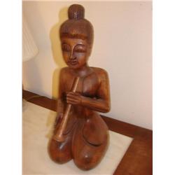 Wood Carved Art Statue