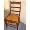 Image 1 : Pressed back chair w/cane seat