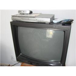 TV w/ Emerson DVD/CD Player w/remote