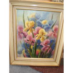 Oil on Canvas-signed