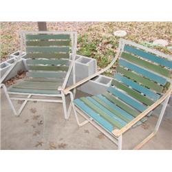 Pair of vintage patio chairs