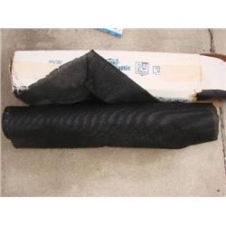 Lg. role of plastic sheeting & weed block