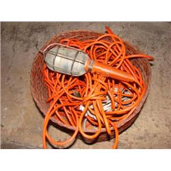 Basket filled with extension cords