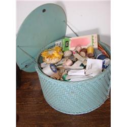 old sewing box-as we found it!