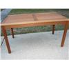 Image 1 : Solid teak patio table