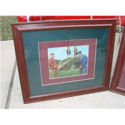 Framed & Matted golf print