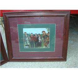 Framed & Matted golf print