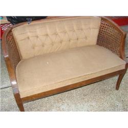 Setie with padded seat and back