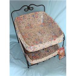 Longaberger Tapered Tray Basket