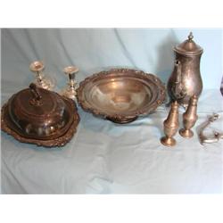 Sterling on Copper, silverlplate, 7 pcs