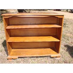 Maple oak adjustable bookcase