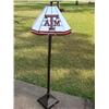 Image 1 : Texas A&M Stained Glass Floor Lamp