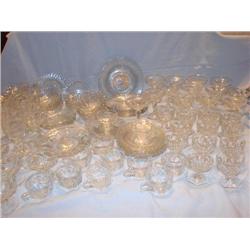 Large lot of Heisey glassware