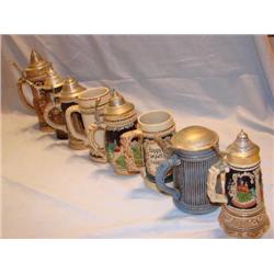 8 German Beer Steins