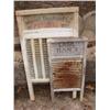 Image 1 : 2 old washboards