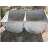 Image 1 : Double galvanized wash tub