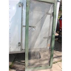 Vintage screen door