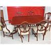 Image 1 : Double pedistal dining table w/6 chairs
