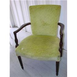 Green side chair