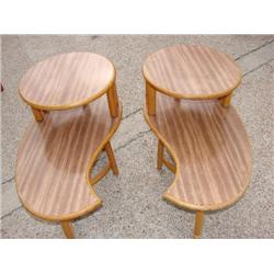 Pair of matching end tables