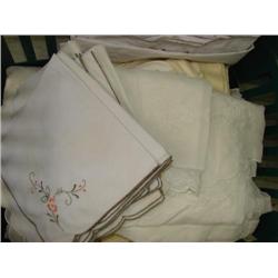Box of linens