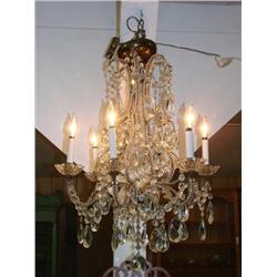Large vintage crystal Chandelier