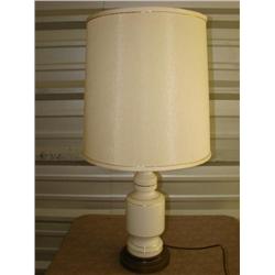 White lamp w/shade