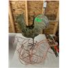 Image 1 : Home Decor Rooster and Chicken Egg Basket