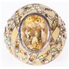 Image 1 : STERLING SILVER CITRINE FASHION RING