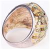 Image 3 : STERLING SILVER CITRINE FASHION RING