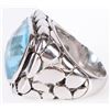 Image 2 : STERLING SILVER BLUE TOPAZ RING