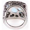 Image 3 : STERLING SILVER BLUE TOPAZ RING