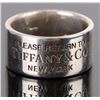Image 1 : RETURN TO TIFFANY WIDE STERLING SILVER RING