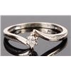 Image 1 : MARQUIS DIAMOND 10K WHITE GOLD LADIES RING