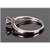 Image 2 : MARQUIS DIAMOND 10K WHITE GOLD LADIES RING