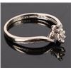 Image 3 : MARQUIS DIAMOND 10K WHITE GOLD LADIES RING