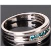 Image 3 : .25CTW BLUE DIAMOND 10K WHITE GOLD LADIES RING